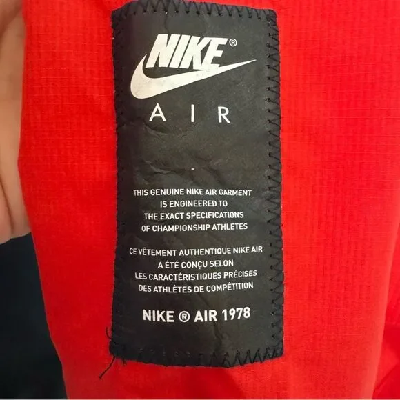 Nike Air- Colorblock Hooded Pullover Windbreaker- Sz. M - Picture 5 of 12